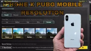 iPhone X Pubg Mobile in 2023 resolution.