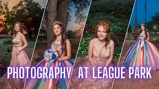 Outdoor off camera flash photography with Koyfman Photo and Video Production in League City, Texas