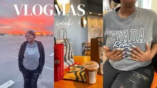 vlogmas week 4 | nails, starbucks, school activities