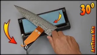 Sharpening on a whetstone without mistakes is available to everyone. This tool will help you.