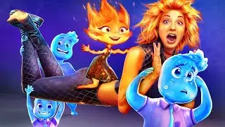 Ember e Wade di Elemental Hanno Scambiato i Loro Corpi! I Bambini Sono Diventati Genitori!
