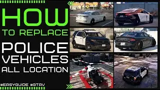 How to Install Police Car Mods Replace for LSPDFR (LOCATION +SAMPLE +ELS INSTALL) EASY GUIDE | GTA V