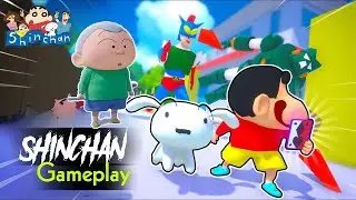 I Saved SHIRO And HEROES in Shinchan Gameplay | SHINCHAN GAMEPLAY | George Gaming |
