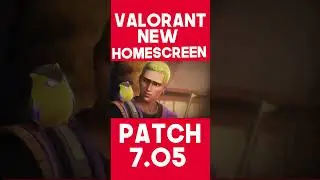 VALORANT NEW HOMESCREEN PBE 7.05 #valorant