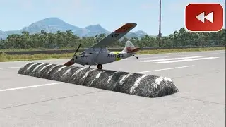 Reverse Planes vs Massive Speed Bumps - BeamNG Drive#37