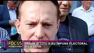 ORBAN ȘI CÎȚU S-AU ÎMPUNS ELECTORAL ȘI LA DEVA