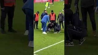A fan ran onto the field, and seconds later the impossible happened 😱