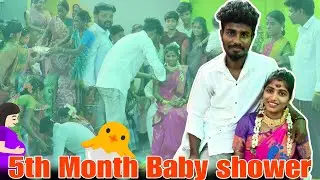 🤰🏻🐣5th Month Baby shower Celebration 🥳🎉 5th month வளைகாப்பு 🥰 Pavi @paviLoveprasanth #babyshower