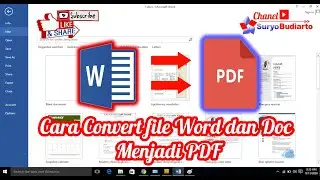 Cara convert file doc word ke pdf