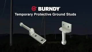 Burndy® Temporary Protective Ground Studs