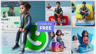 Creating Epic 3D AI Social Media Boy Images | Viral Photo Editing Tutorial | Bing Image Creator | AI