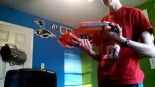 dual wielding Nerf Hammershots
