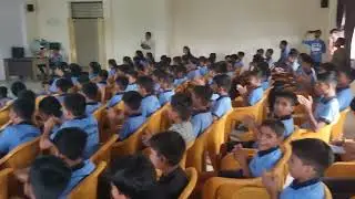 Students Witnessing Safe Landing of Chandrayan-3
