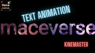 Objects Behind Text in Kinemaster | Text Animation