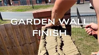 Satisfying Bricklaying Timelapse | Building & Capping a Garden Wall