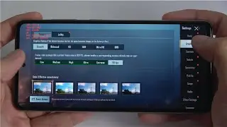 Samsung Galaxy A52 test game PUBG 90 FPS Smooth Graphics