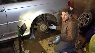 Замена задних тормозных колодок BMW e46