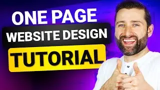 ONE PAGE Website Tutorial | Hostinger Website Builder Tutorial