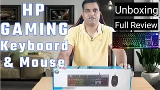 HP Gaming keyboard and mouse combo KM300F unboxing | Best gaming keyboard and mouse combo under 1500