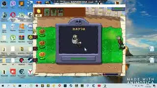 Прохождение Plants vs Zombies (без голоза и звука)