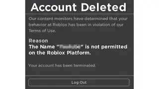 Roblox Is BANNING EVERYONE With This Name...