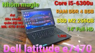 Dell latitude e7470 / core i5 6300u/ 8gb/ ssd 256gb/ 14 inch full hd