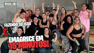 TREINO RÁPIDO  DE 15 MINUTOS PARA FAZER EM CASA E QUEIMAR ATÉ 600 CALORIAS
