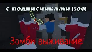 Block Strike 300 Подписчиков (Зомби 🧟‍♂️ Выживание с подписчиками) 🍇| Block Strike