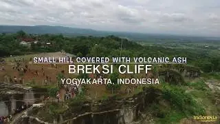 Breksi Cliff in Jogjakarta : A Rock and Resembles Small Hill Covered With Volcanic Ash