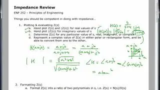 Impedance Topics Revisited