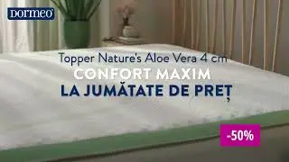 50% REDUCERE la Topperele Dormeo!