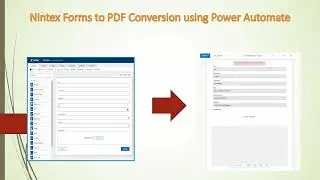 Nintex Forms to PDF Conversion using Power Automate