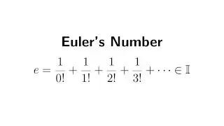 How to Prove: e Is Irrational