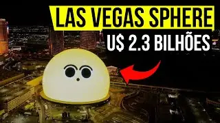 MSG SPHERE, a Incrível ESFERA de Luz de led de Las Vegas.