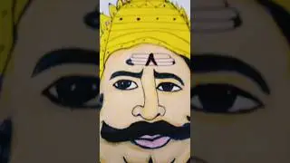 ravan drawing sketch #drawingsketch #dusshera#ravandrawing