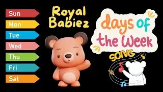 🎵 Sing Along To The Days Of The Week! 🎵 #singalone #kidssong #kidsvideo #kids #kidsmusic #fyp #viral