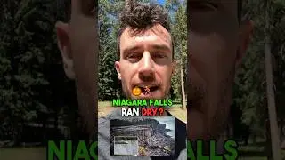 The Day Niagara Falls Ran Dry #niagrafalls #niagra