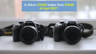 Is Nikon D3300 better than D3400 at high ISO?