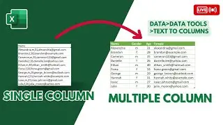 How to Split One Column into Multiple Columns in Excel