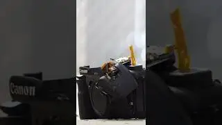 Sledge Hammer Camera at 300mm! Check latest video upload for full version destruction. 💥 📸 🔨