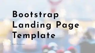 Bootstrap Landing Page Template - Free HTML Website Templates