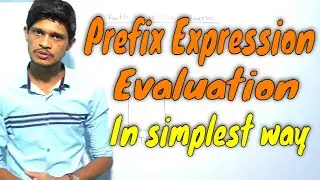 Prefix Expression evaluation using Stack | Data structures in Hindi |