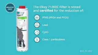 Reduce PFAS (PFOA/PFOS) in Your Drinking Water with Elkay 71300C Filter