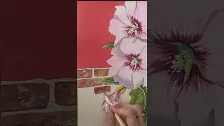 This Watercolor Technique For BRICKS Is Awesome!