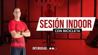 🚴  Clase completa de CARDIO con BICICLETA INDOOR (40 min) - Entrena en casa con FITFIU Fitness