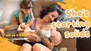 We're Not Doing Baby Led Weaning The second Time Around | DITL Of A Stay At Home Mom In A Tiny House