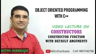 Constructors [Constructor Function with Default Arguments]