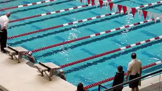 Eli swim meet 25 Back 6 year old