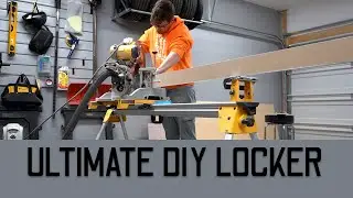 Ultimate Mudroom Lockers for Motorcyclist DIY! Making the Bench Top and Assembly!