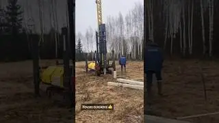 Свайный фундамент под каркасный дом в Минском районе